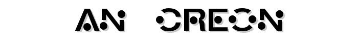 An Creon font